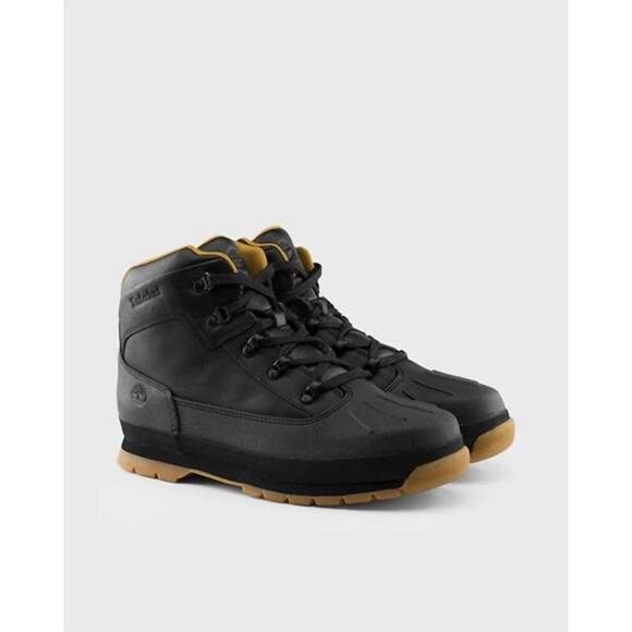 NEW TIMBERLAND kids' euro hiker duckboot in black